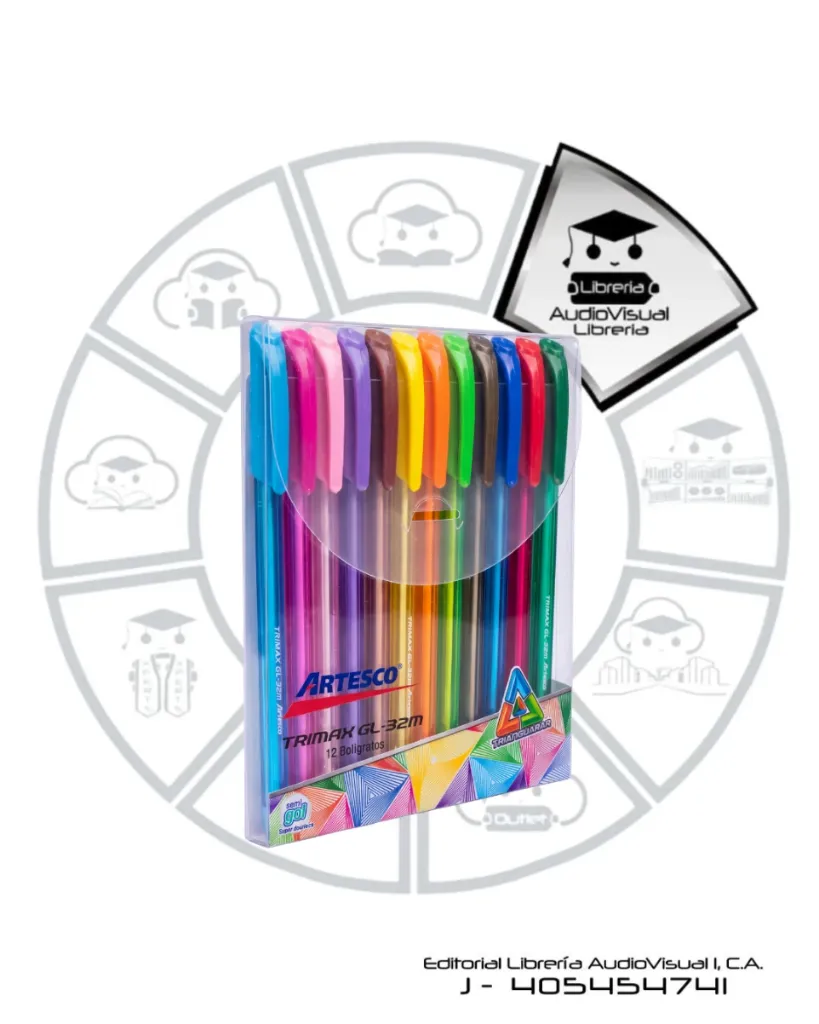 [BOTLCPO1] BOLIGRAFOS TRIMAX GL-32M COLORS 12