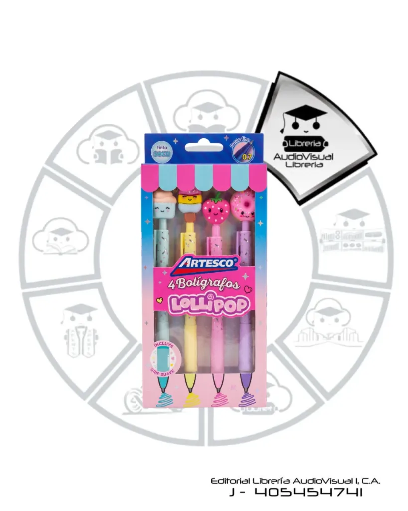 [BOTGCO12] BOLIGRAFOS TINTA SECA LOLLIPOP 4