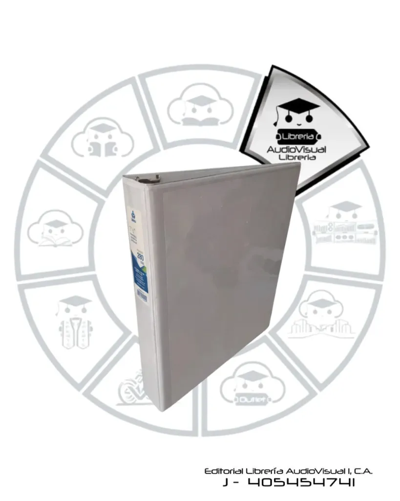 [CA31CB] CARPETA 3AROS 1 1/2" CARTA BLANCA
