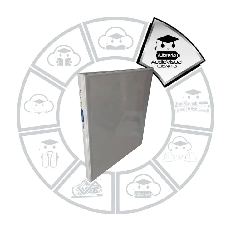 [CA3CB] CARPETA 3AROS 1/2" CARTA BLANCA  