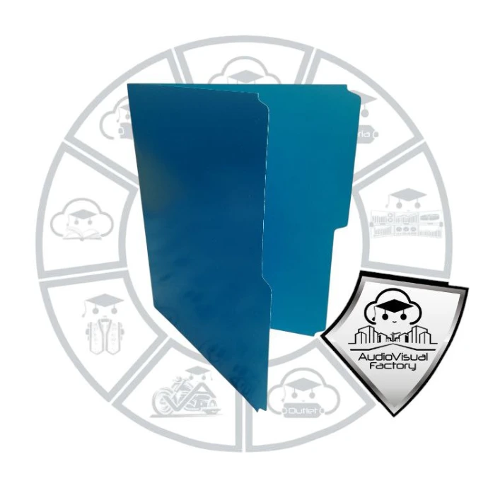 [CAFCAZRAVEM25] CARPETA DE FIBRA CARTA AZUL REY AV EMPQ 25