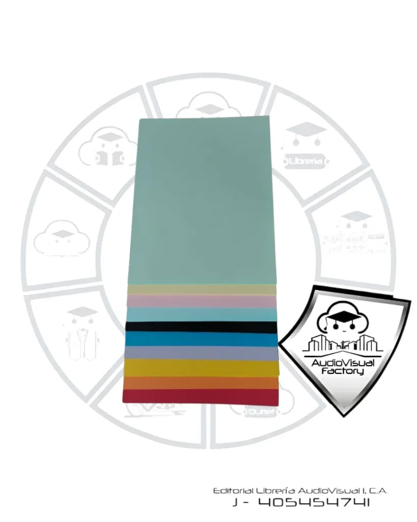[CASPMC] CARTULINA COLORES CARTA AV 100U