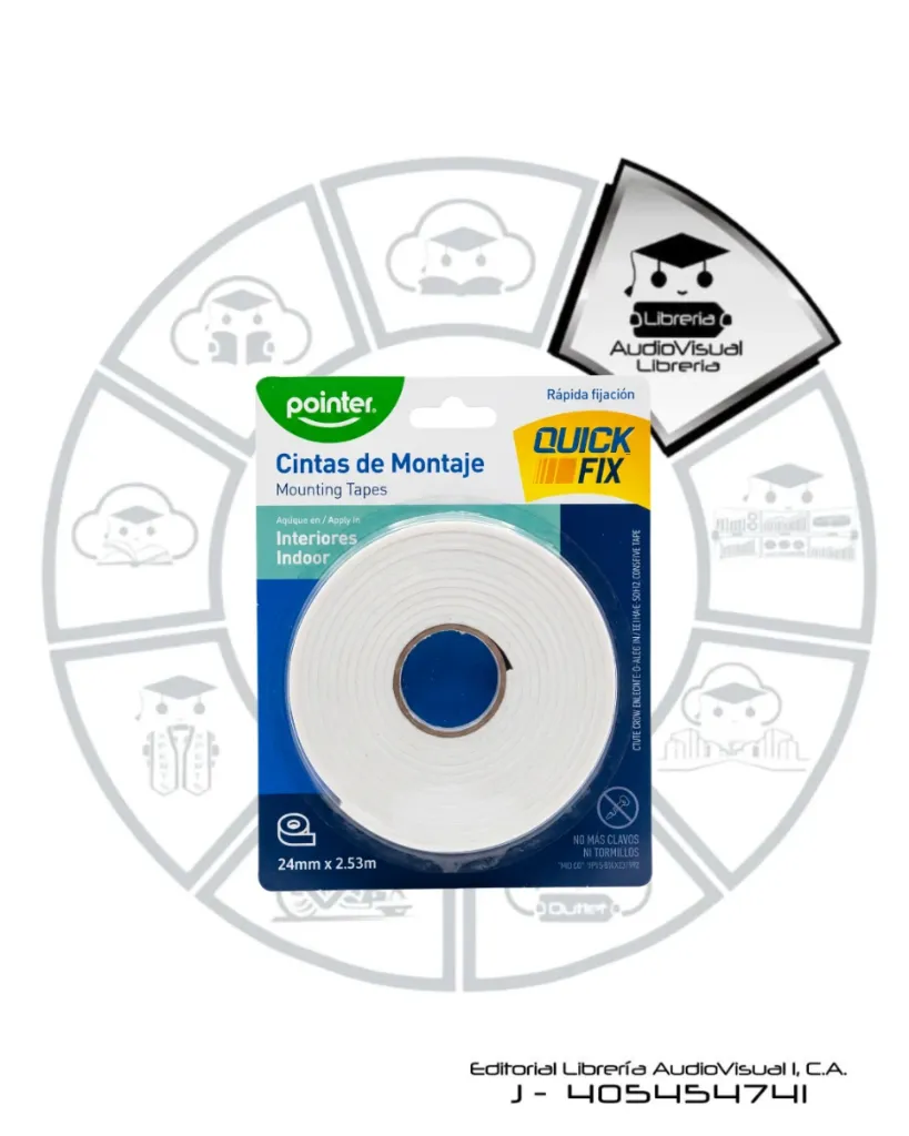 [GUTCPI] CINTA DOBLE FAZ 1"*2.50M POINTER