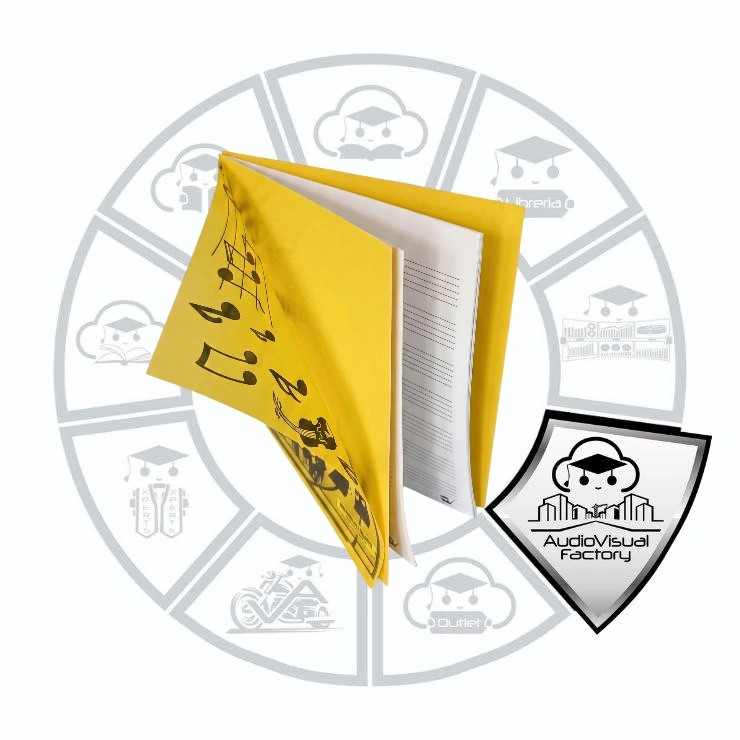 [HOP8] CUADERNO PENTAGRAMADO AV