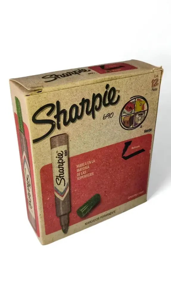 MARCADOR 690 VERDE SHARPIE 12