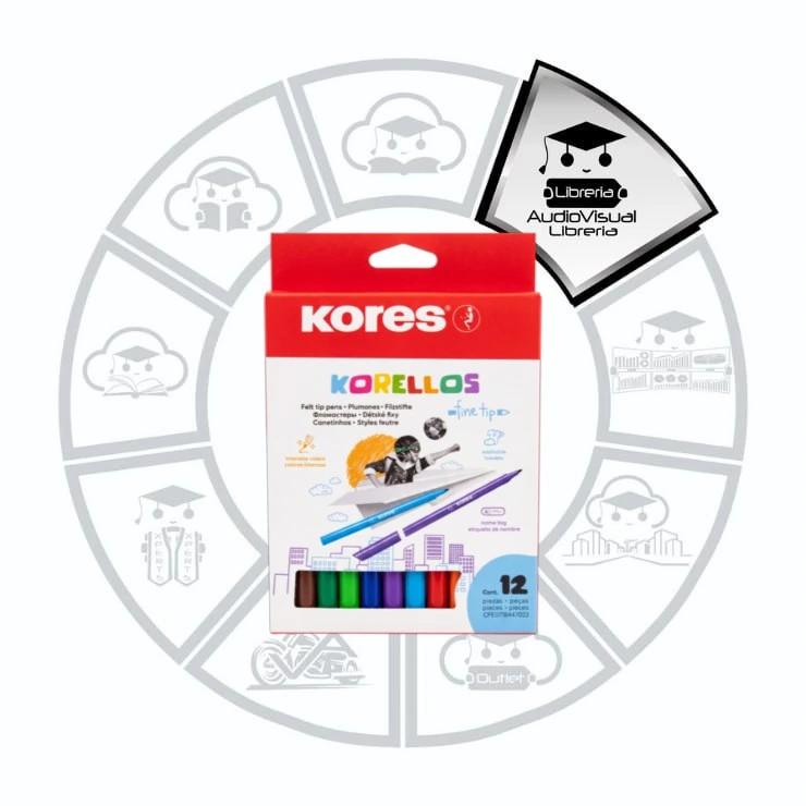 PLUMONES KORELLO KORES 12