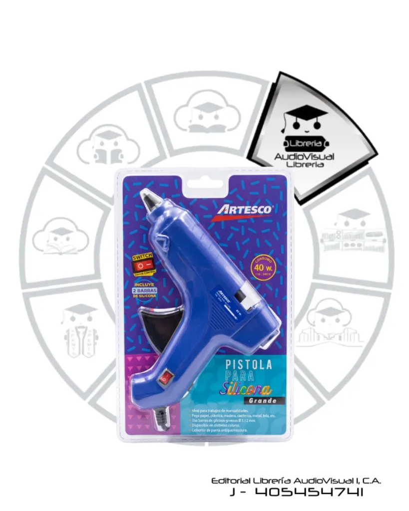 PISTOLA SILICON GRANDE AZUL