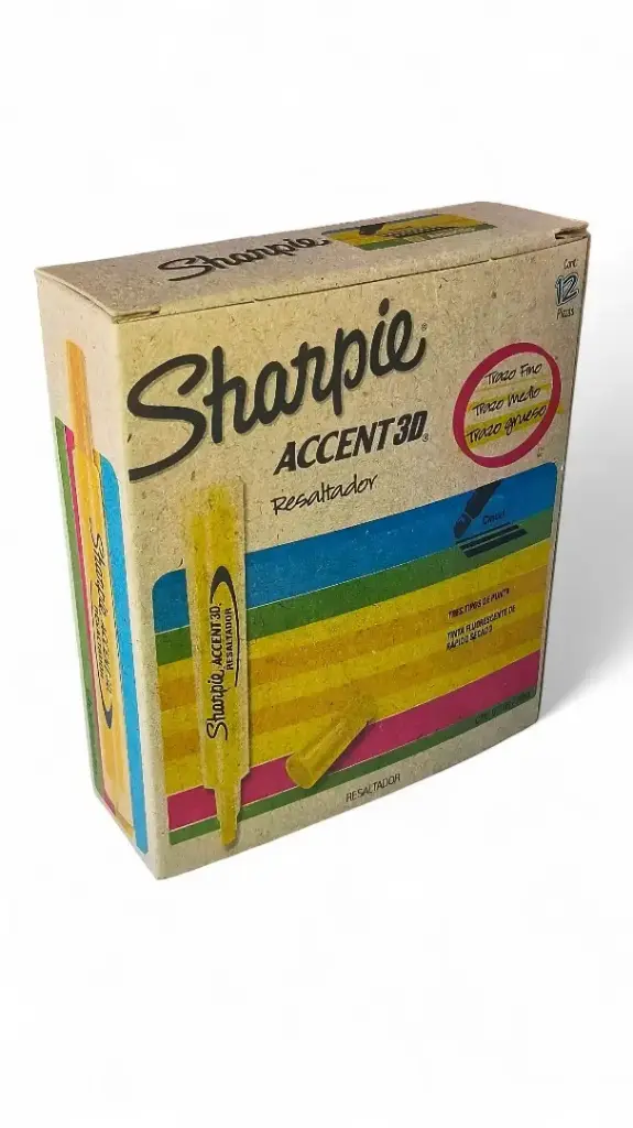 RESALTADOR AMARILLO SHARPIE 12