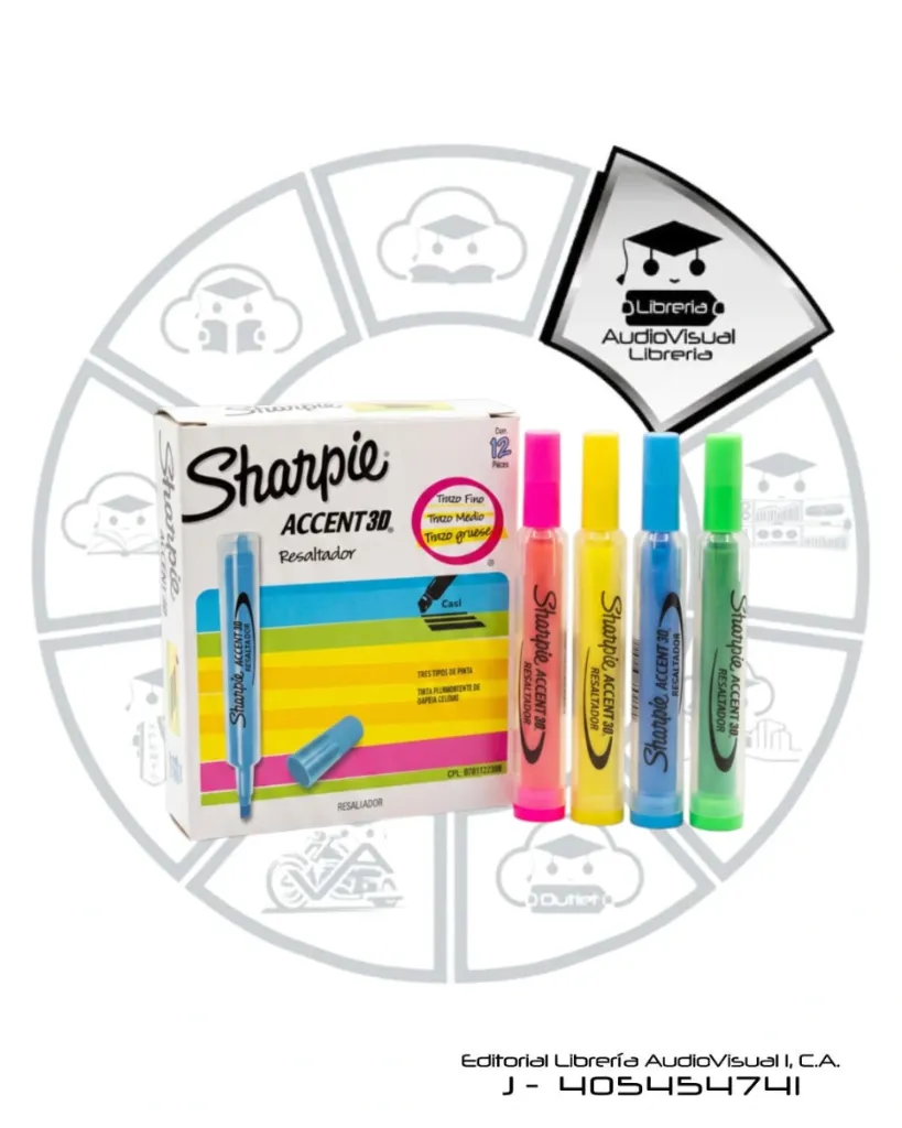 [RECESH12] RESALTADOR COLORES SURTIDOS SHARPIE 12