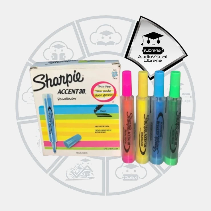 [RECESH12] RESALTADOR COLORES SURTIDOS SHARPIE 12