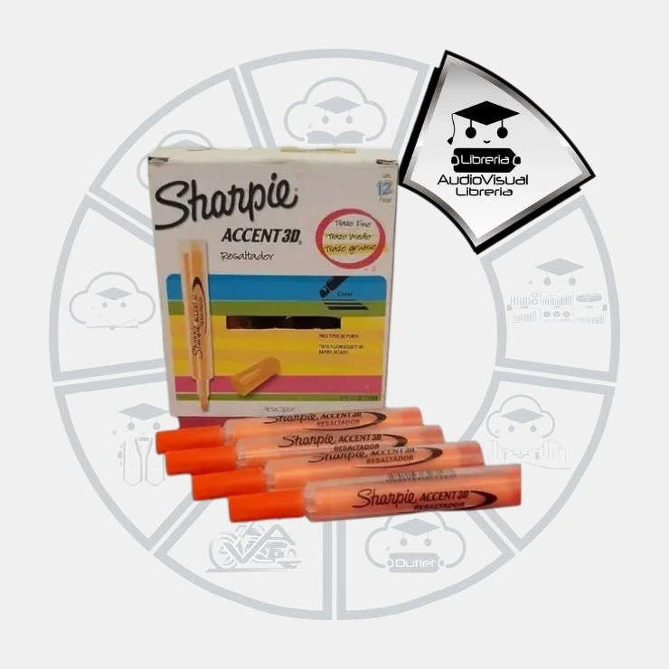 [RENJSH12] RESALTADOR NARANJA SHARPIE 12