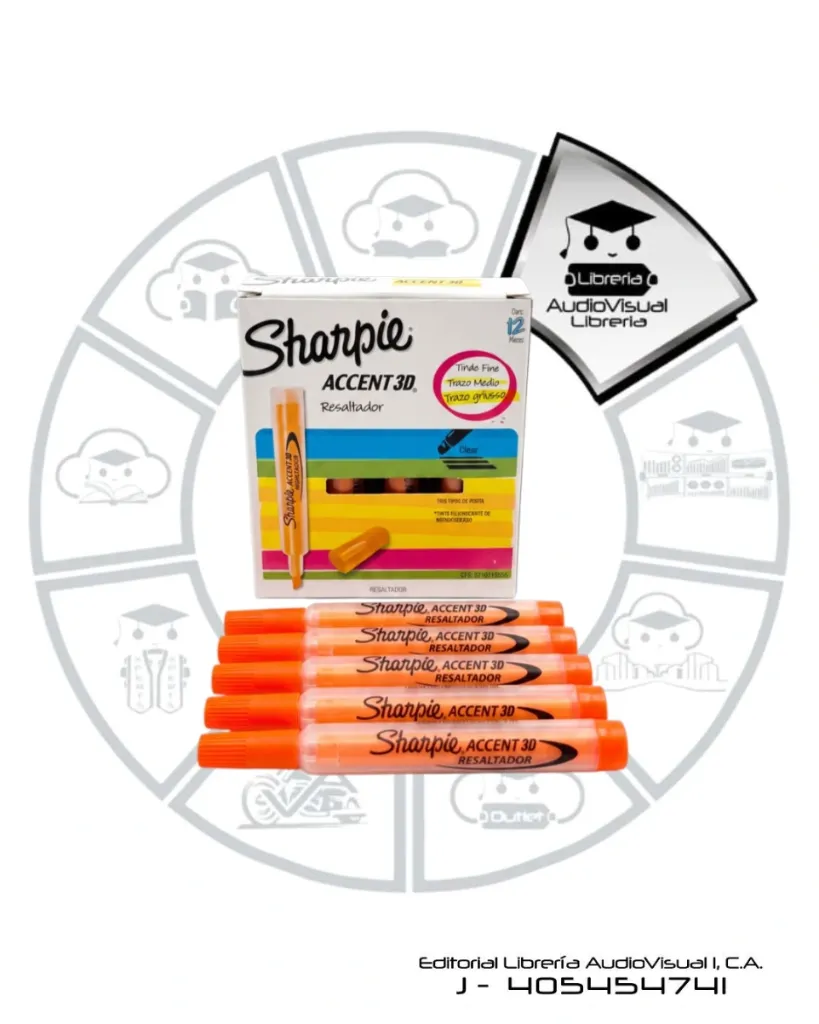 [RENJSH12] RESALTADOR NARANJA SHARPIE 12