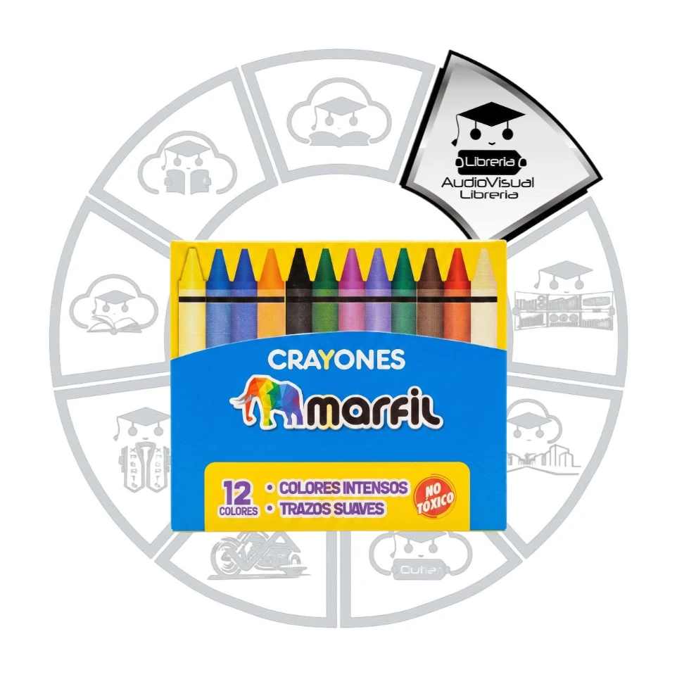 CREYON CERA FINO MARFIL 12