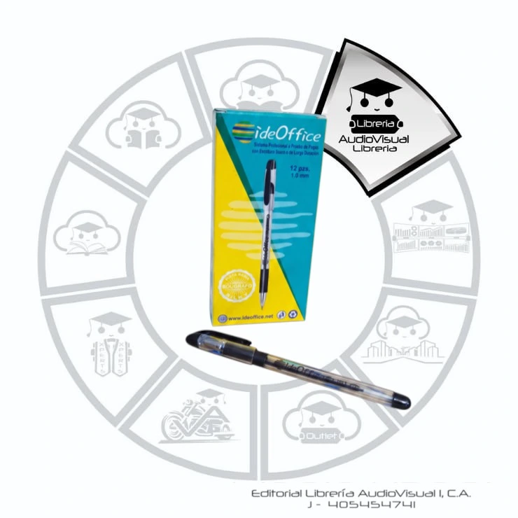 [SABPO16] BOLIGRAFO GEL NEGRO SILKY IDEOFFICE 12