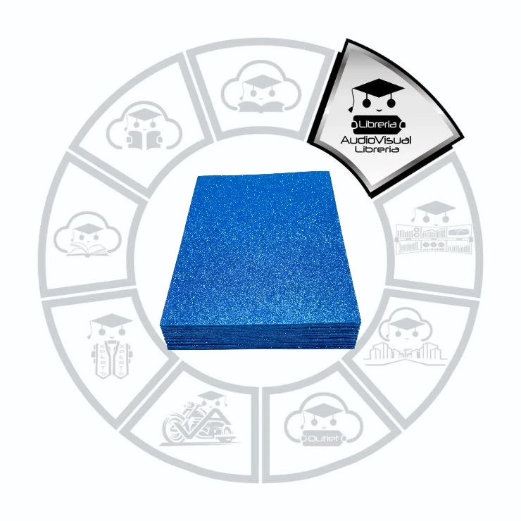 FOAMY ESCARCHADO CARTA AZUL REY SYSABE EMPQ 10