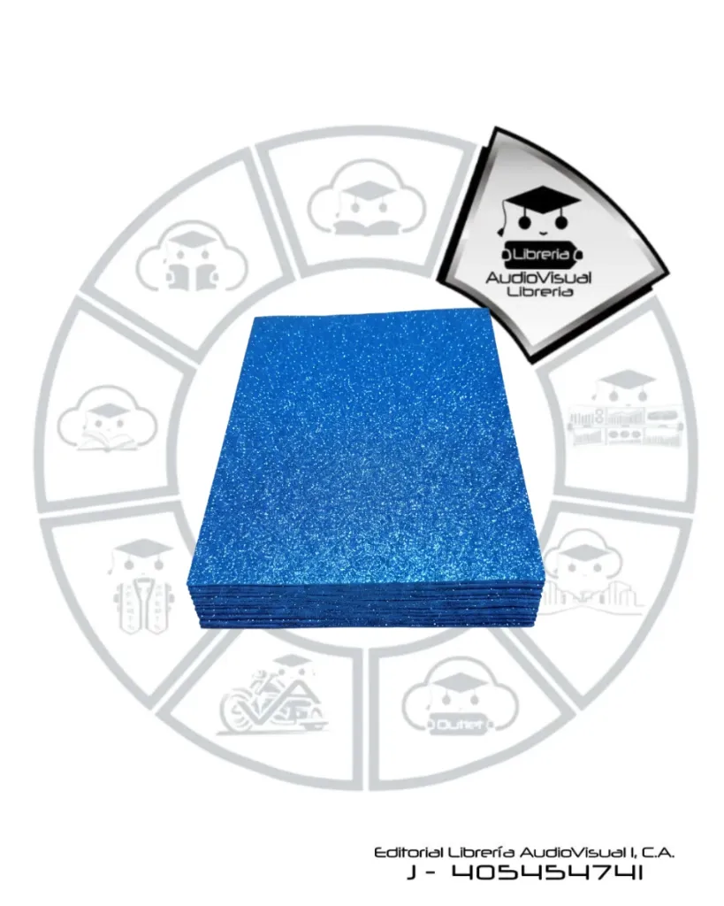 FOAMY ESCARCHADO CARTA AZUL REY SYSABE EMPQ 10