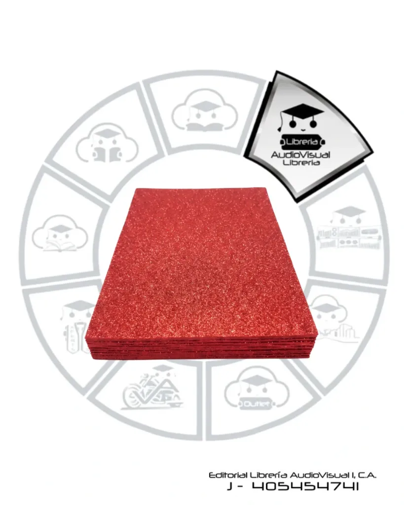 FOAMY ESCARCHADO CARTA ROJO SYSABE EMPQ 10