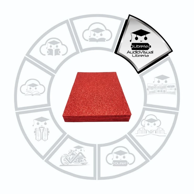 FOAMY ESCARCHADO CARTA ROJO SYSABE EMPQ 10