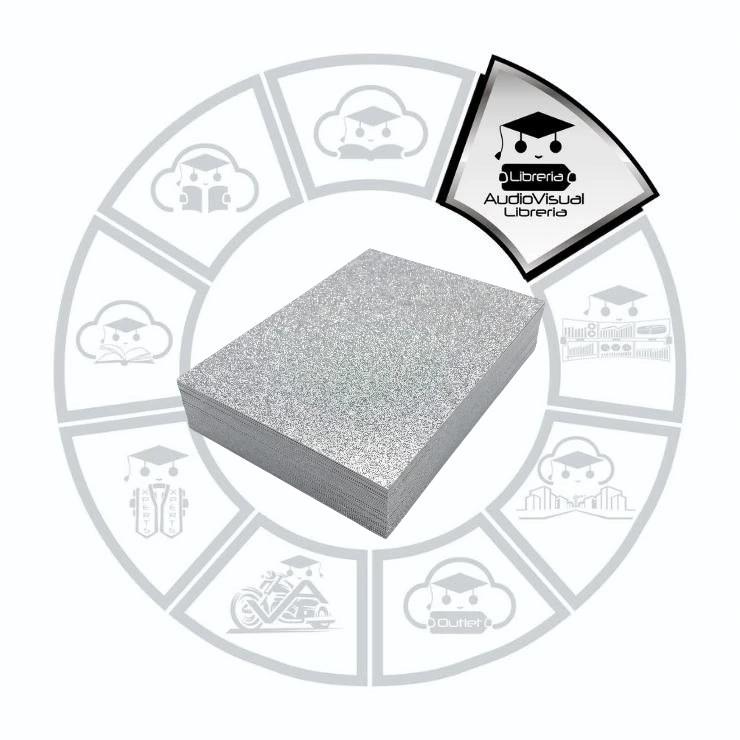 FOAMY ESCARCHADO CARTA PLATA SYSABE EMPQ 10