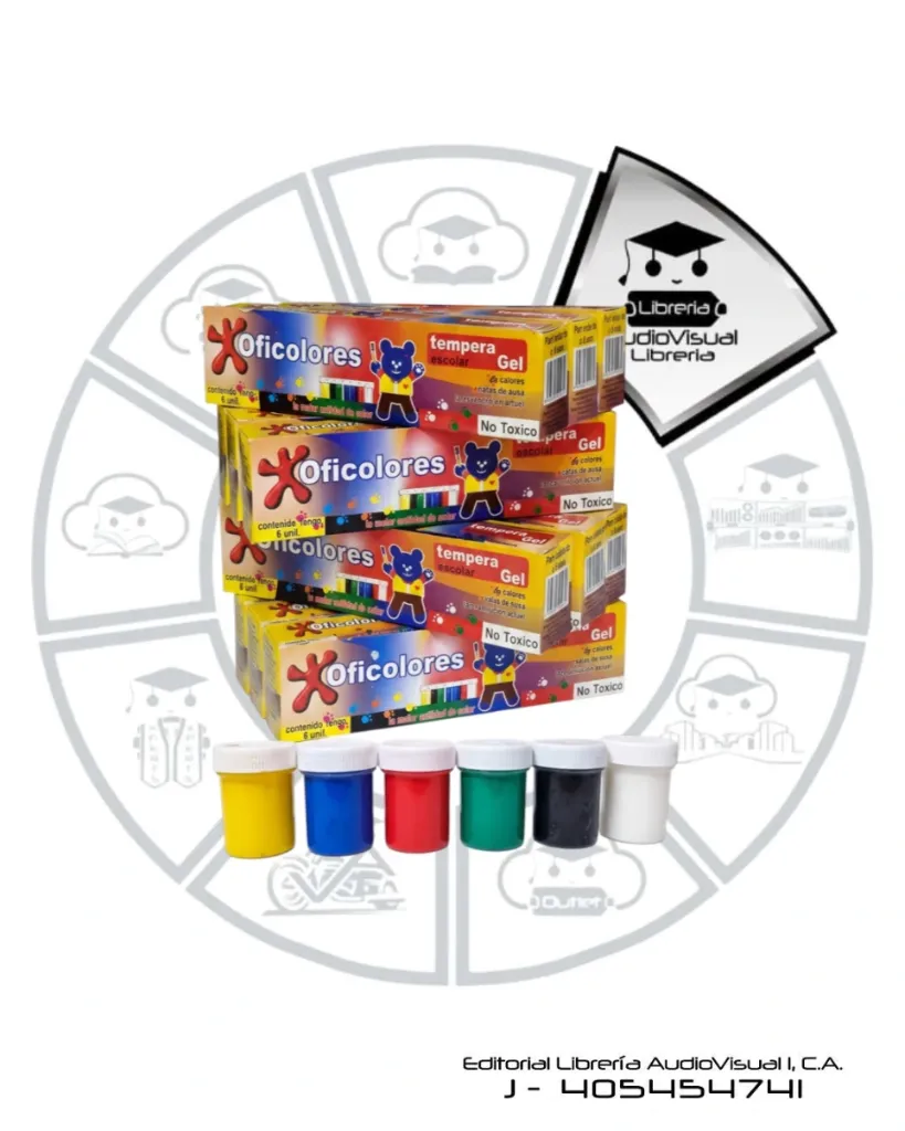 TEMPERA COLORES OFICOLOR 6