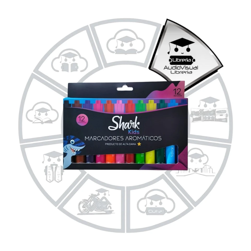 MARCADORES AROMATICOS SHARK 12