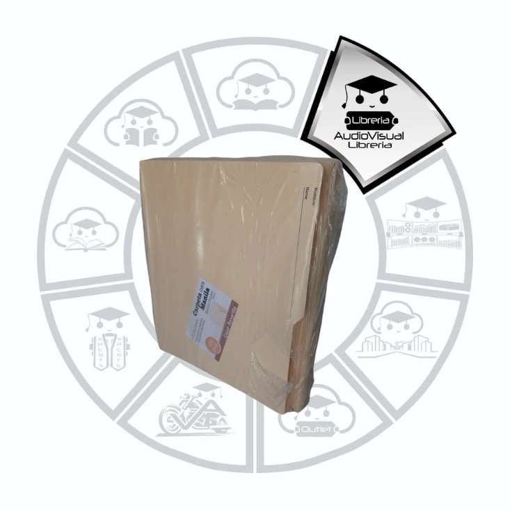 CARPETA MANILA CARTA AMARILLA EMPQ 100