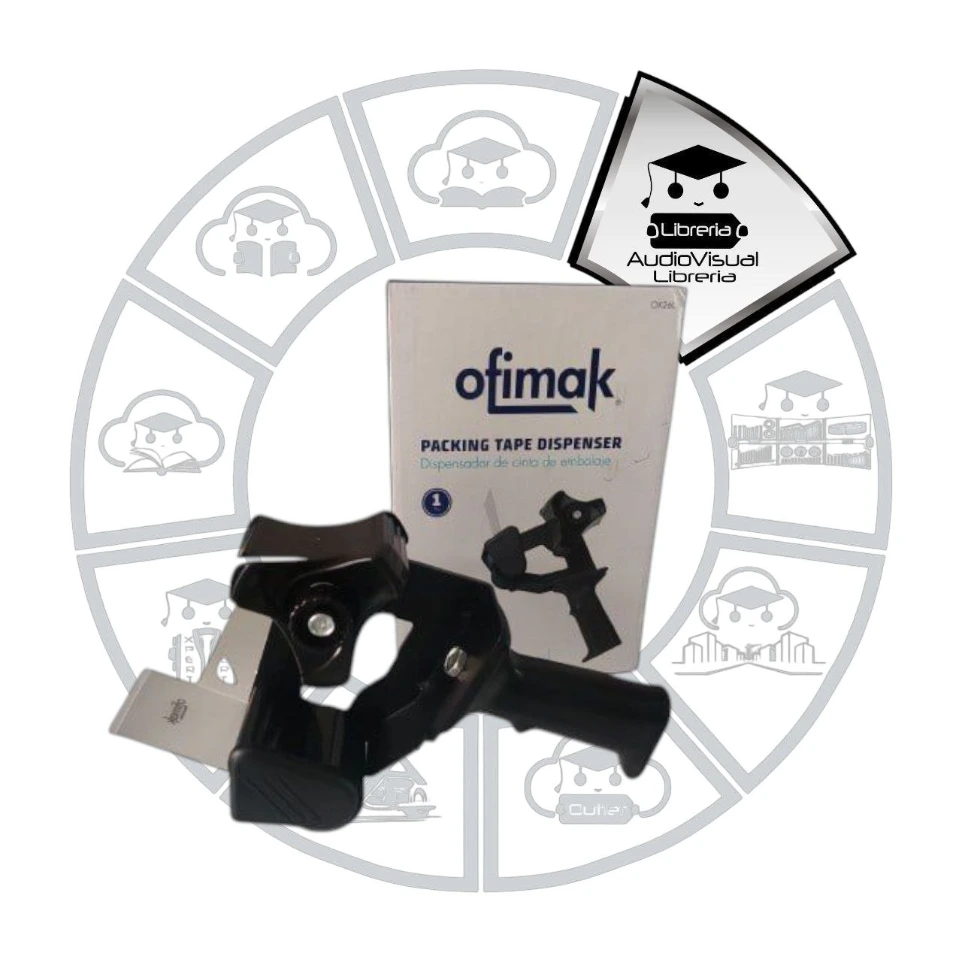 DISPENSADOR DE CINTA DE EMBALAR PVC