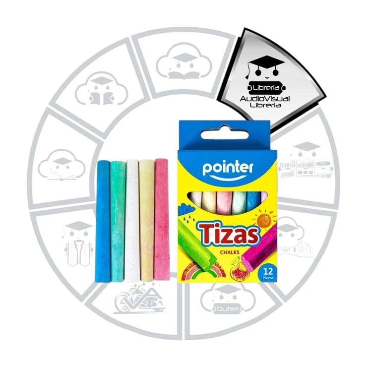 TIZA COLORES POINTER 12