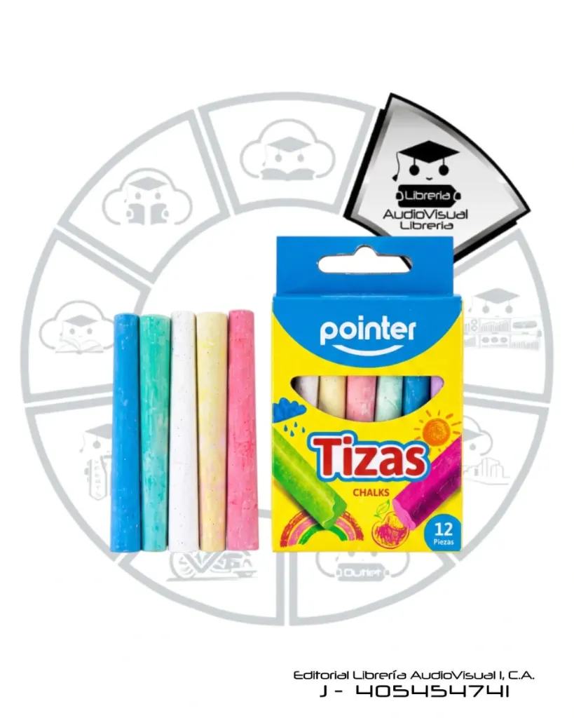 [TICPO12] TIZA COLORES POINTER 12