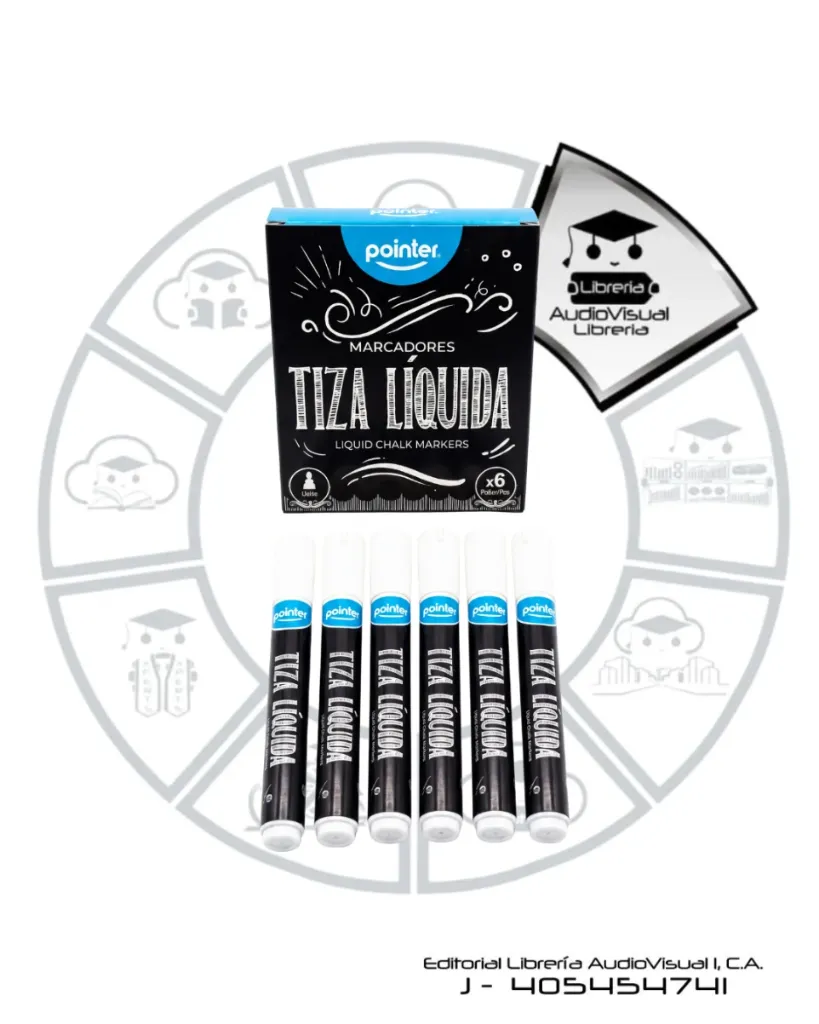 TIZA LIQUIDA BLANCA POINTER 6