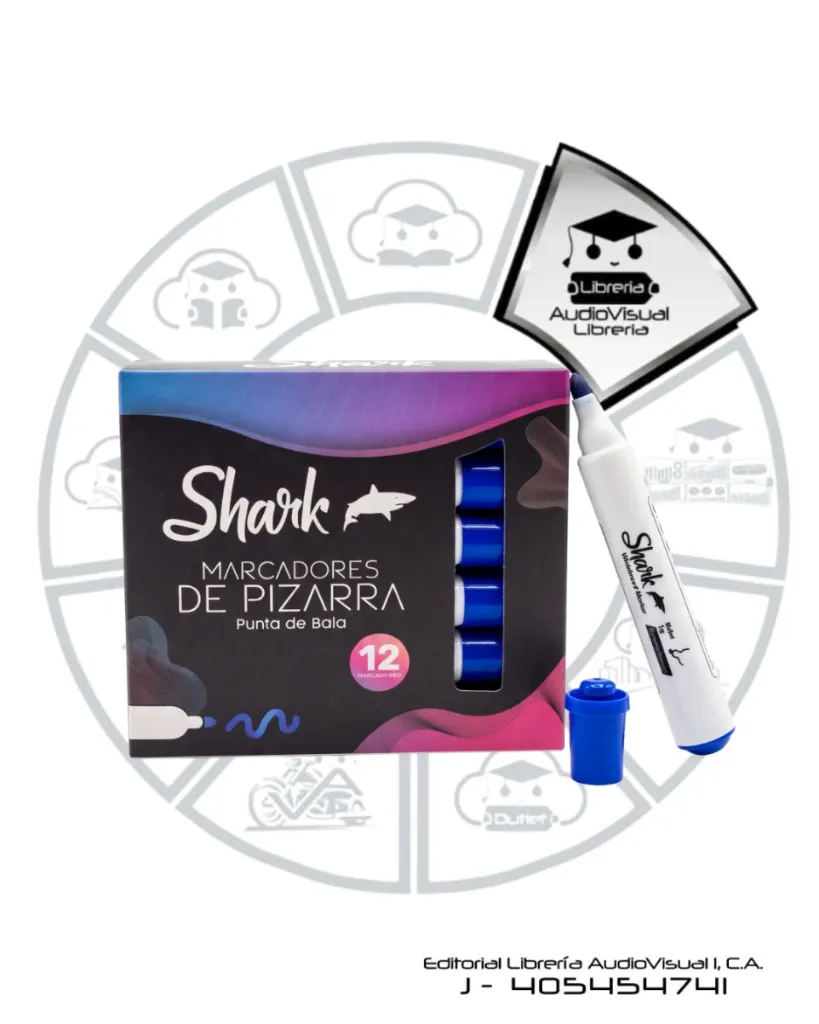 MARCADOR ACRILICO AZUL SHARK 12