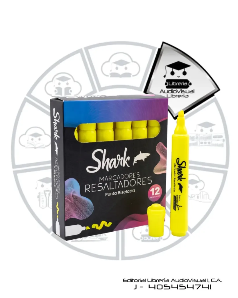 RESALTADOR AMARILLO SHARK 12