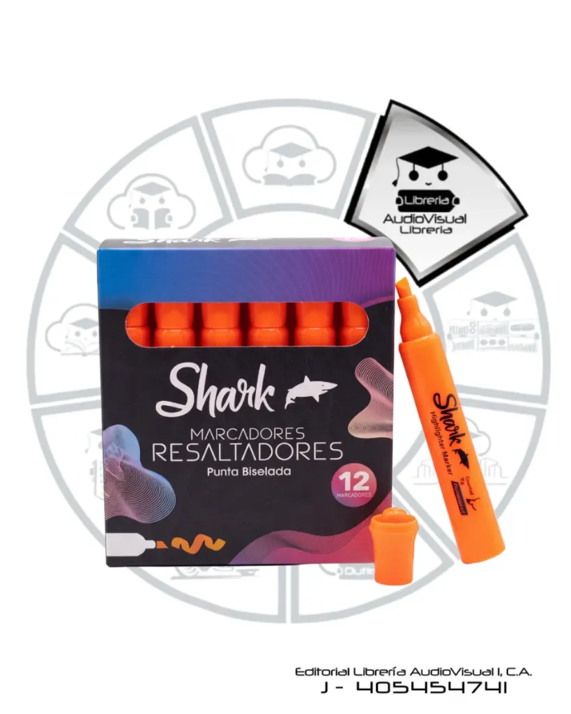 RESALTADOR NARANJA SHARK 12