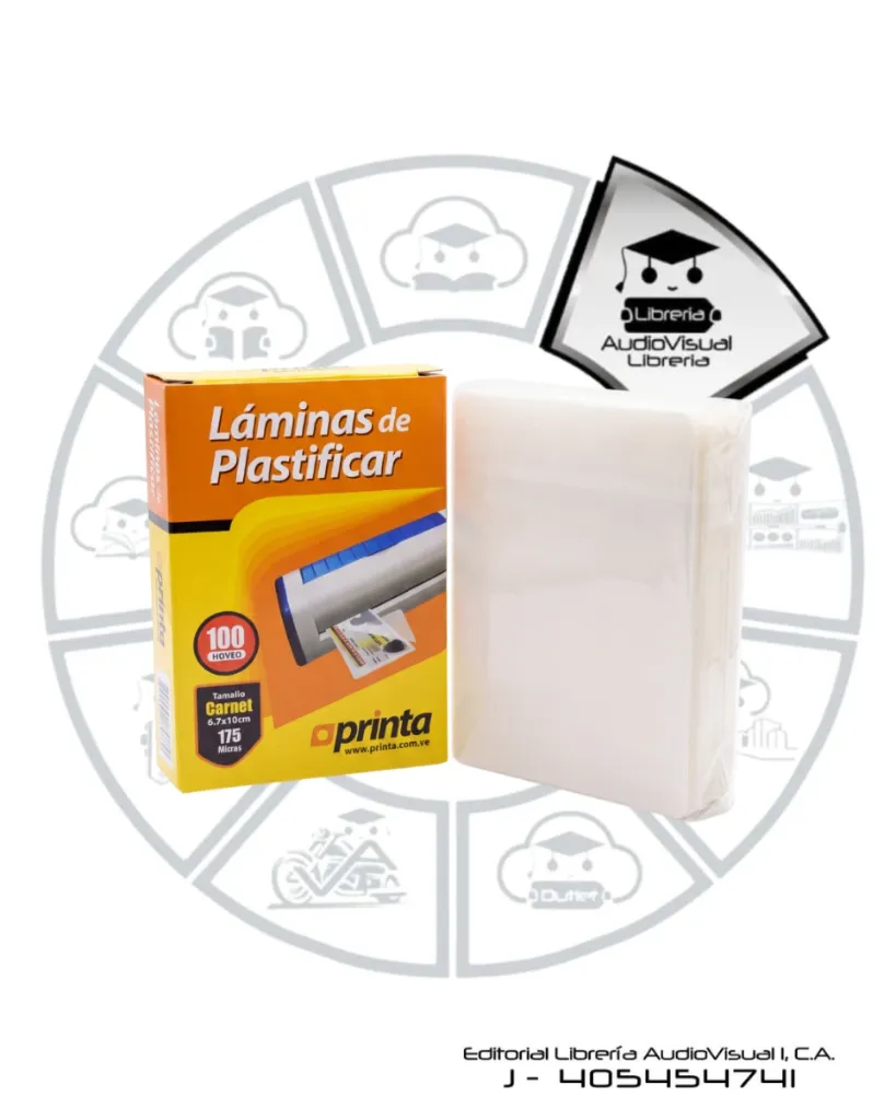 LAMINAS PLASTIFICAR CARNET OF/PR 100