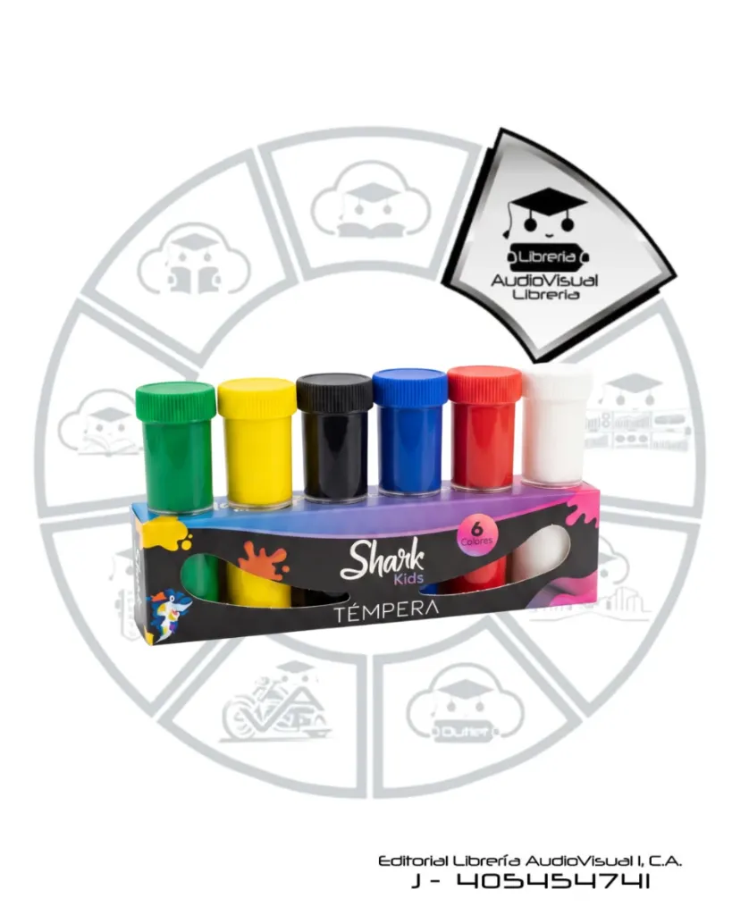 [TE2270] TEMPERA COLORES SHARK 6