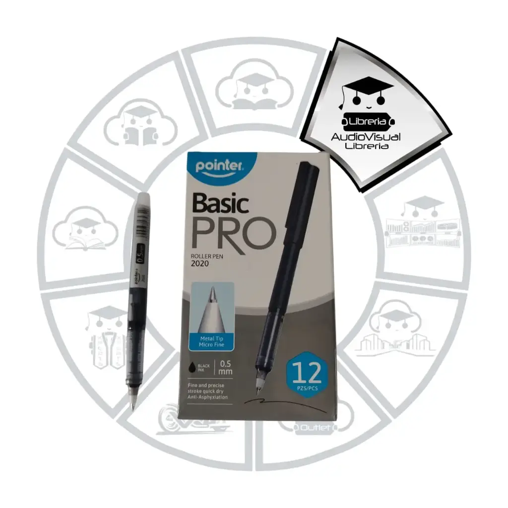 BOLIGRAFO ROLLER-GEL 0.5MM RP-2020 POINTER 12