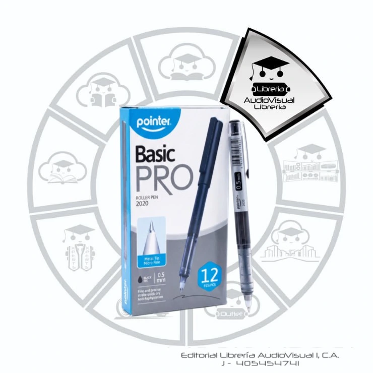 [BOR02012] BOLIGRAFO ROLLER-GEL 0.5MM RP-2020 POINTER 12