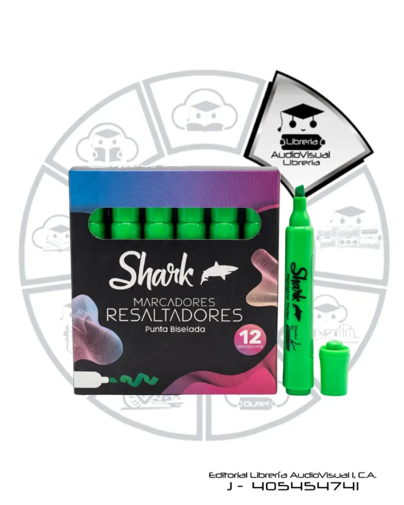 RESALTADOR VERDE SHARK 12