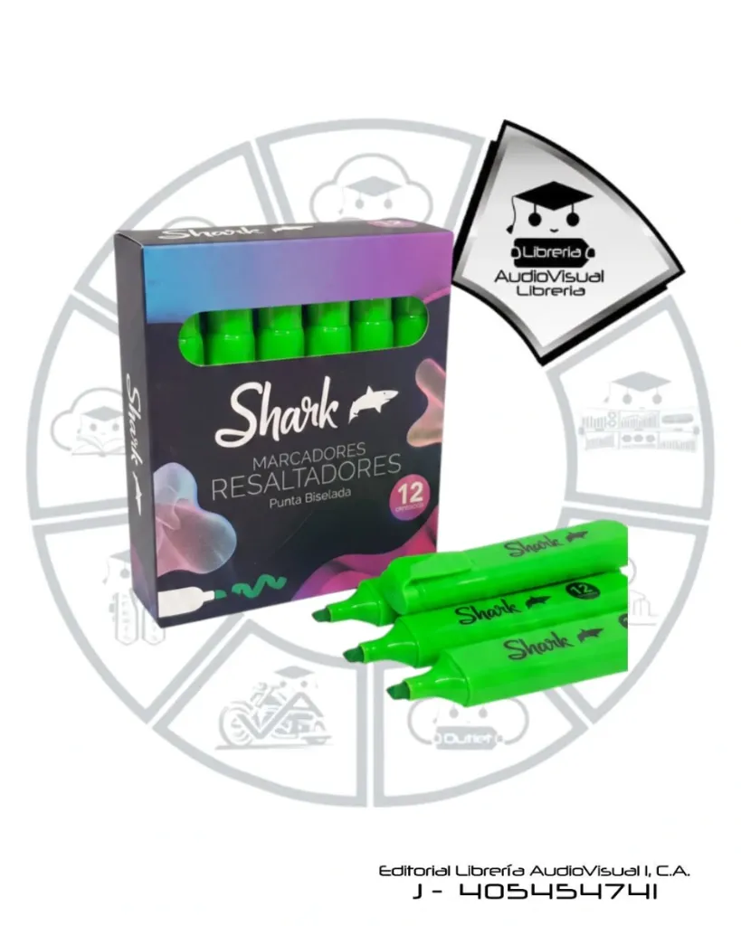 RESALTADOR VERDE SHARK 12