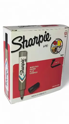 [MA69NSH12] MARCADOR 690 NEGRO SHARPIE 12