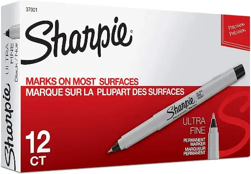 [MAPUSH12] MARCADORES PUNTA ULTRAFINA NEGRO SHARPIE 12
