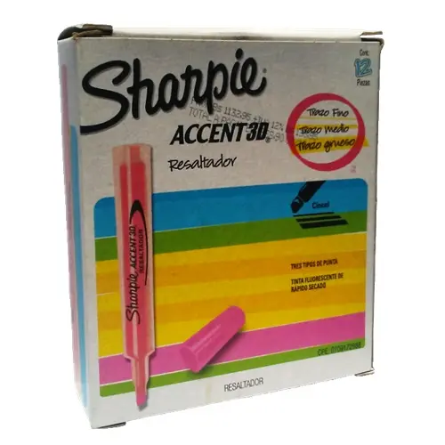 [REROSH12] RESALTADOR ROSADO SHARPIE 12