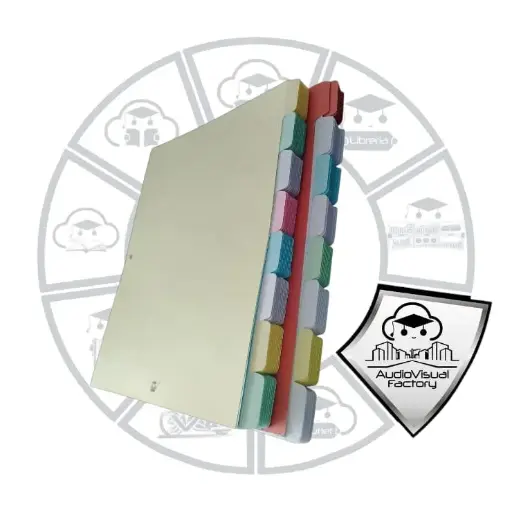 [SECCC*1] SEPARADORES CARPETAS CARTULINA COLORES 10