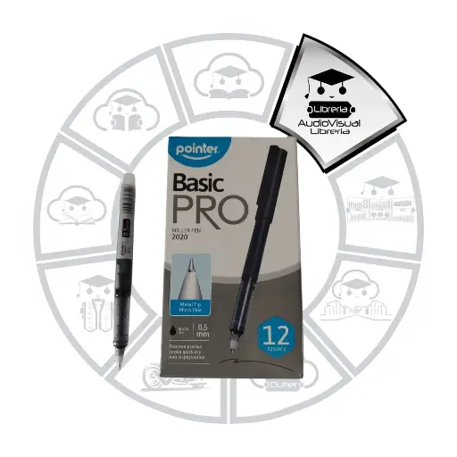 [BOR02012] BOLIGRAFO ROLLER-GEL 0.5MM RP-2020 POINTER 12